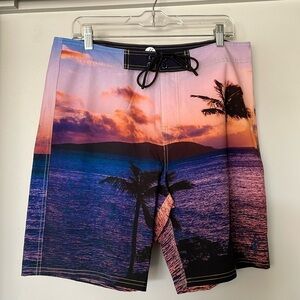 men’s toes on the boat board short / 34 / NWOT
